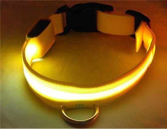 LED kutya nyakörv világító kutyanyakörv-6