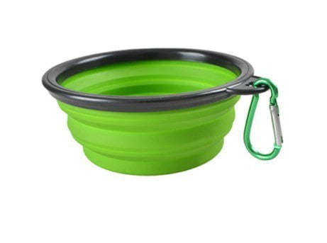 Latex hordozható etető és itató tál kutyáknak (350ML)-6