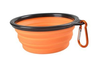 Latex hordozható etető és itató tál kutyáknak (350ML)-7