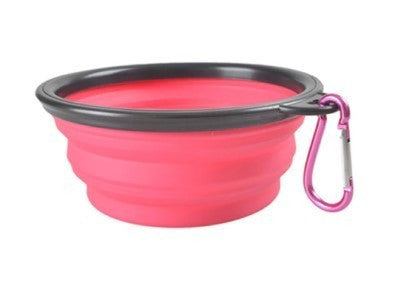 Latex hordozható etető és itató tál kutyáknak (350ML)-8