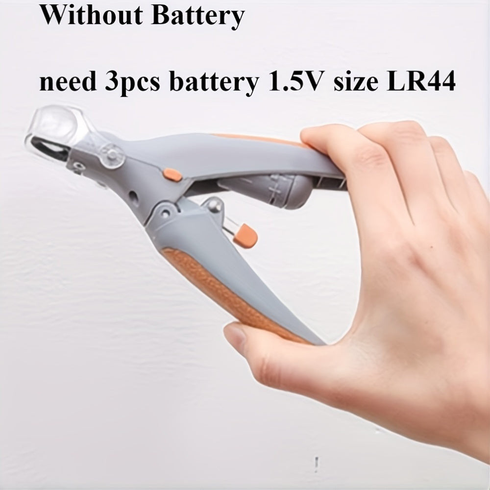 LED-es háziállat körömvágó nagyítóval-5